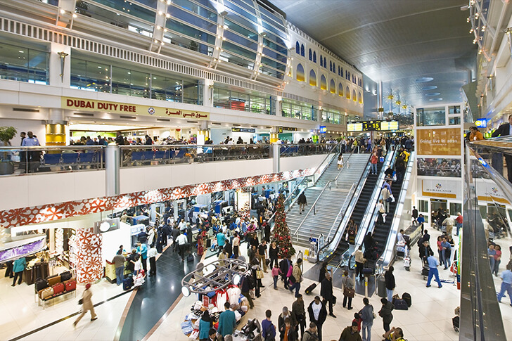 Aeroporto de Dubai. Foto - Reprodução