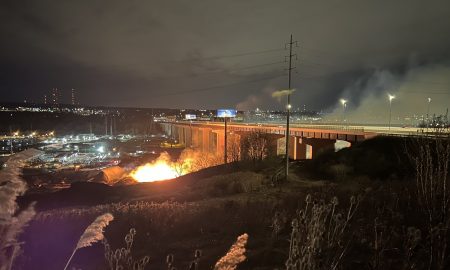 Valley View Bridge fire