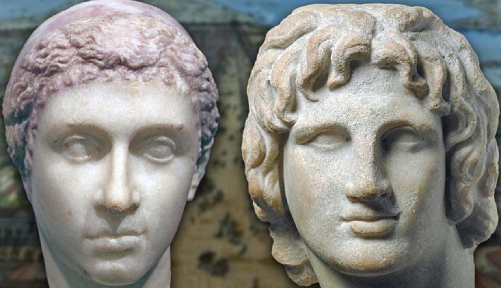 Cleopatra and Alexander the Great.