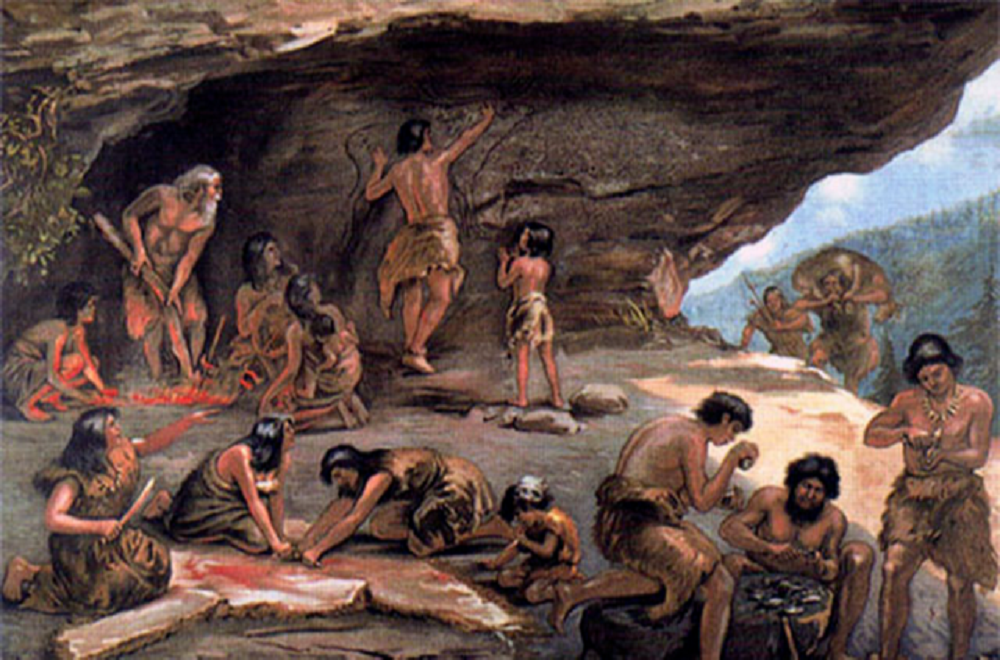 What is the difference between the Paleolithic and Neolithic ages?