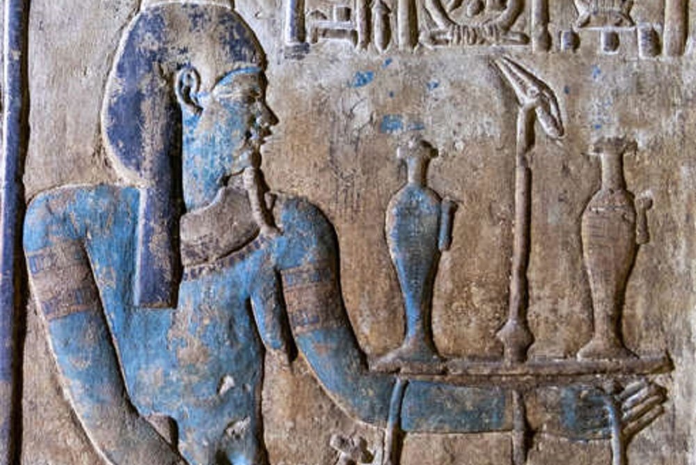 Vibrant colors and gold were unveiled at Edfu Temple after restoration.