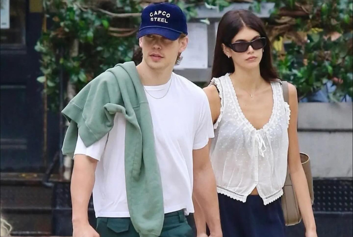 Kaia Gerber and Austin Butler 