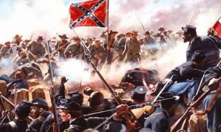 The tragic battle of Gettysburg.